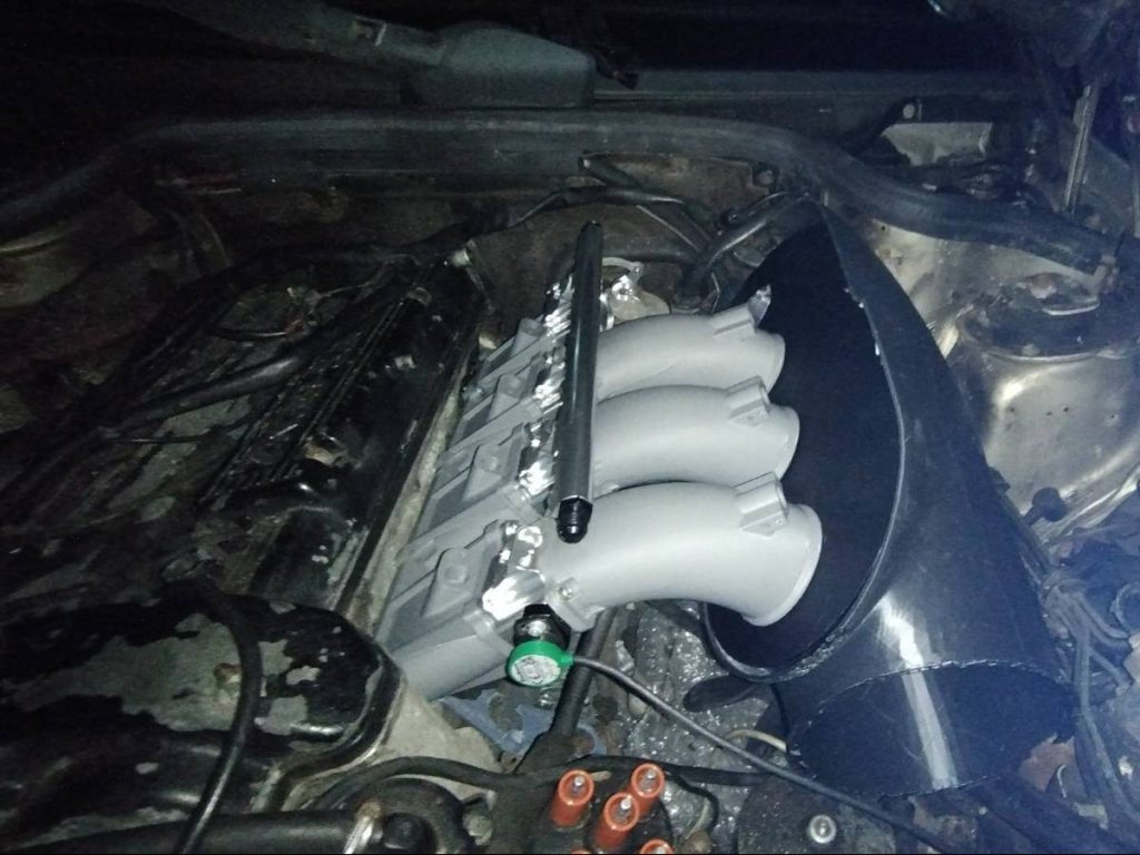 3D printed prototype fitted in engine