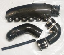 Alfa V6 Carbon Fibre & Plenum with Intake Pipes, Inlet Tubes & Spark Plug Cover