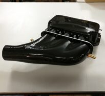 Rover V8 Carbon Fibre Triple Throttle Plenum Kit, Without Trumpet Base
